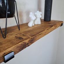 Load image into Gallery viewer, Reclaimed Industrial Shelf | Metal Bracket | Floating Design | Stylish Shelving