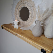 Load image into Gallery viewer, Reclaimed Industrial Shelf | Metal Bracket | Floating Design | Stylish Shelving
