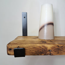 Load image into Gallery viewer, Industrial Reclaimed Shelf | Stylish Metal Bracket | Floating Design