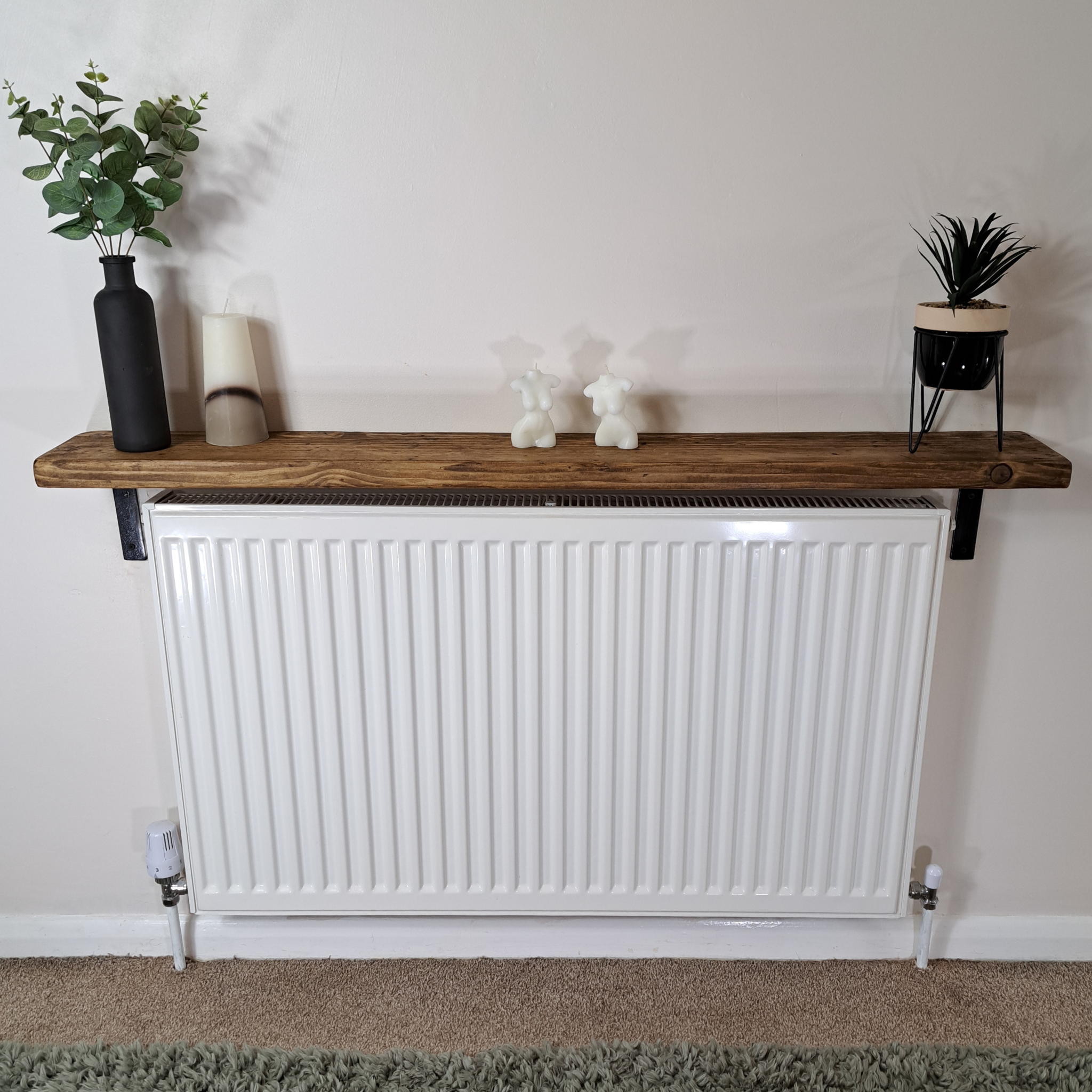 Over radiator shelving unit deals