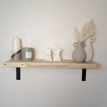 Load image into Gallery viewer, Bracket Shelf | Industrial Shelf | Floating Shelf | Reclaimed Shelf | Shelf | Metal Shelving