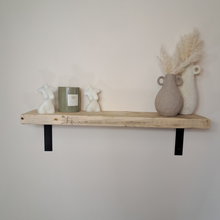 Load image into Gallery viewer, Bracket Shelf | Industrial Shelf | Floating Shelf | Reclaimed Shelf | Shelf | Metal Shelving