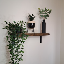 Load image into Gallery viewer, Bracket Shelf | Industrial Shelf | Floating Shelf | Reclaimed Shelf | Shelf | Metal Shelving