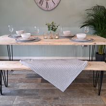 Load image into Gallery viewer, Dining Table | Reclaimed Table | Industrial Dining Table | Dining Table Hairpin Legs | Kitchen Table | Reclaimed Desk