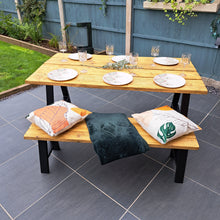 Load image into Gallery viewer, barnmeadow-fabrication-rustic-dining-bench