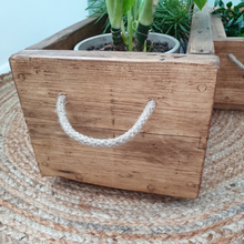 Load image into Gallery viewer, Solid Wooden Planter | Outdoor Planter | Indoor Planter | Rustic Planter | Garden Planter