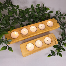 Load image into Gallery viewer, Rustic Wooden Tea Light | Candle Holder | Tea Light Holder |