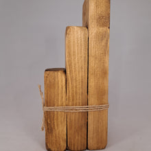 Load image into Gallery viewer, Wooden Vase | Stem Holder | Hand Crafted Vase with Dried Flower Options | Vase | Dried Flowers | Pampas | Neutral Boho Decor | Home Gift |