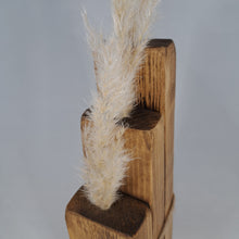 Load image into Gallery viewer, Wooden Vase | Stem Holder | Hand Crafted Vase with Dried Flower Options | Vase | Dried Flowers | Pampas | Neutral Boho Decor | Home Gift |