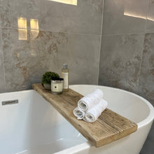 Load image into Gallery viewer, Bath Board | Bath Caddy | Rustic Bath Board | Bath Tray