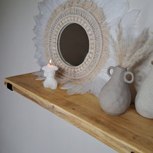 Load image into Gallery viewer, Reclaimed Industrial Shelf | Metal Bracket | Floating Design | Stylish Shelving
