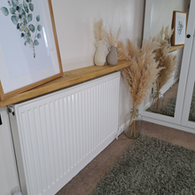 Load image into Gallery viewer, Radiator Shelf | Bracket Shelf | Industrial Shelf | Floating Radiator Cover | Heater Shelf
