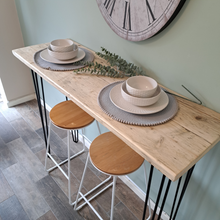 Load image into Gallery viewer, Breakfast High Table | Handcrafted Industrial Kitchen Bar
