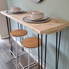 Load image into Gallery viewer, Breakfast High Table | Handcrafted Industrial Kitchen Bar

