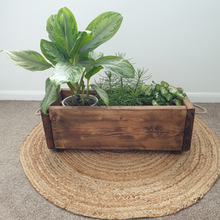 Load image into Gallery viewer, Solid Wooden Planter | Outdoor Planter | Indoor Planter | Rustic Planter | Garden Planter
