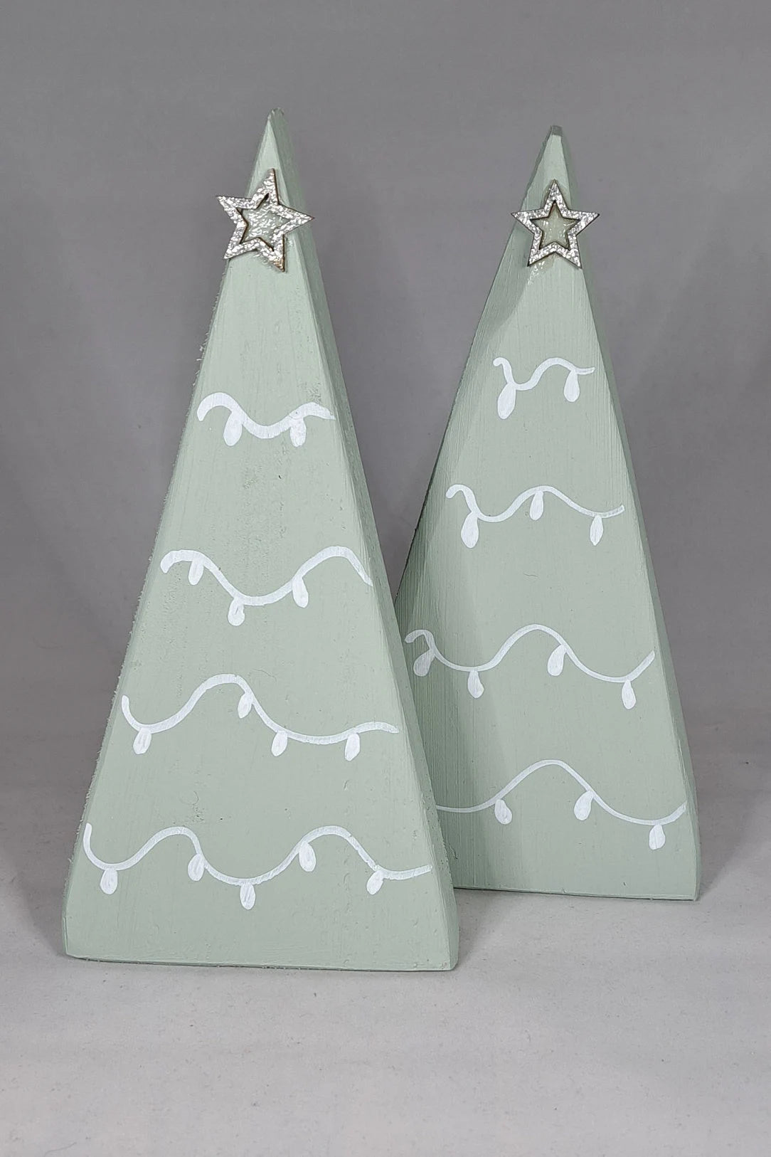 Wooden Christmas Tree | Hand Painted Christmas Ornament – Barnmeadow